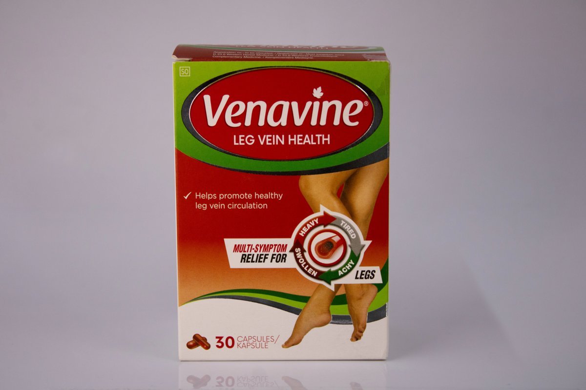 Venavine - Leg Vein Health 30 Capsules, product pack