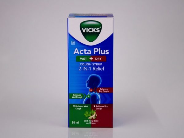 VICKS - Acta Plus Cought Syrup 50ml, product pack