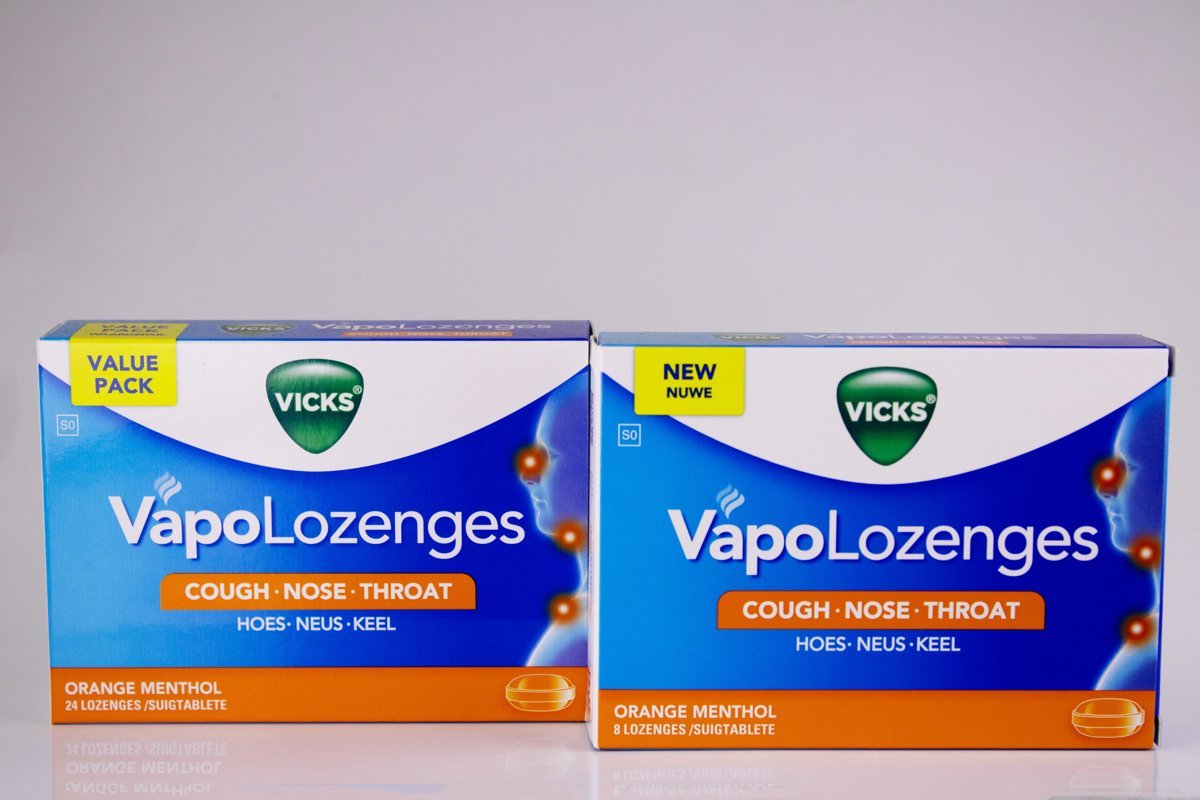 VICKS - VapoLozenges Orange Menthol 24 lozenges, product pack