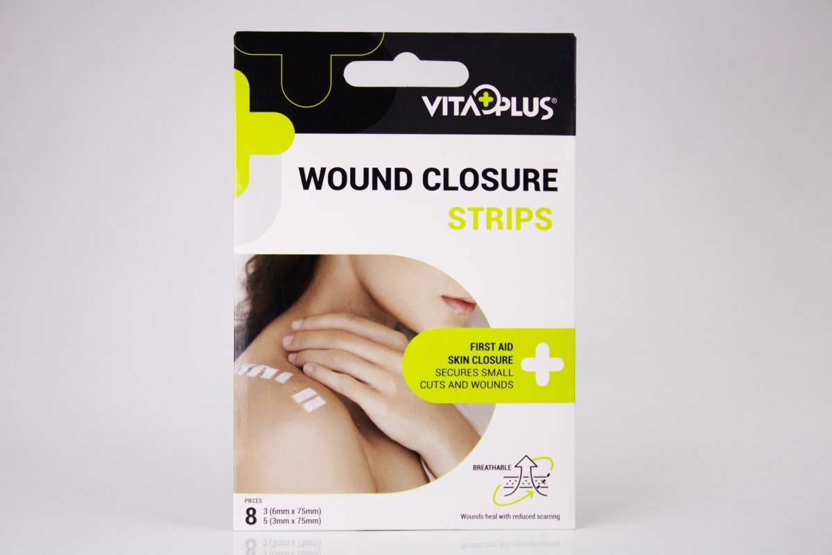 VITA PLUS - Wound Closure Strips 8 pcs, product pack