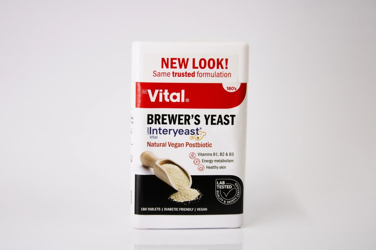 Vital - Brewer's Yeast Natural Vegan Postbiotic 180's, product pack