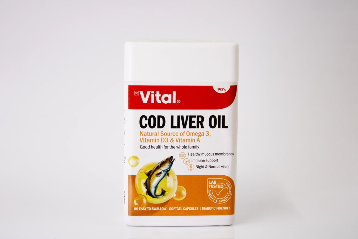 Vital - Cod Liver Oil 90's, product pack