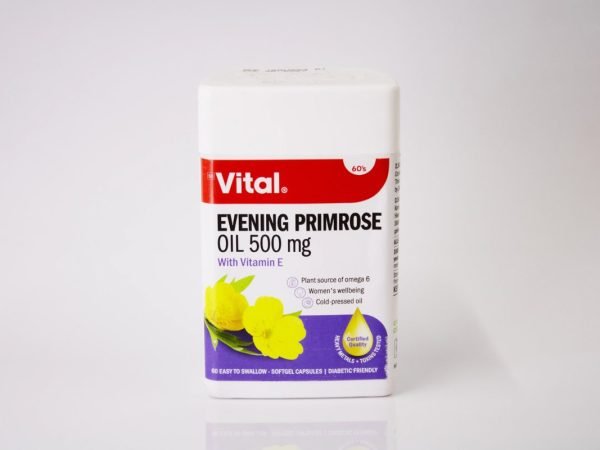 Vital - Evening Primrose Oil 500mg 60's, product pack