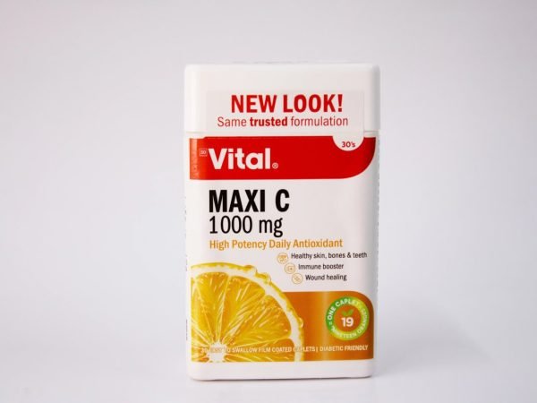 Vital - Maxi C 1000mg 30's, product pack