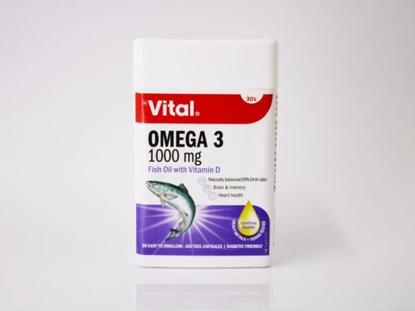 Vital - Omega 3 1000mg 30's, product pack