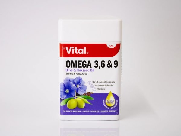 Vital - Omega 3, 6 & 9 30's, product pack
