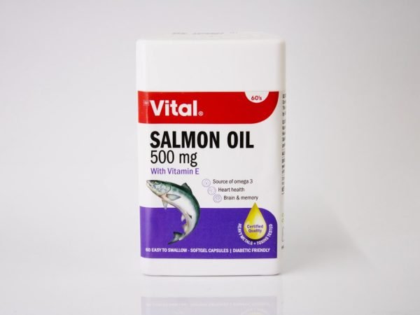 Vital - Salmon Oil 500mg 60's, product pack