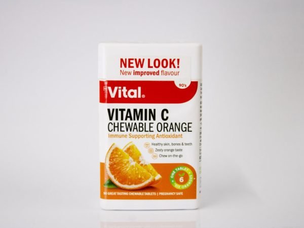 Vital - Vitamin C Chewable Orange 300mg 90's, product pack