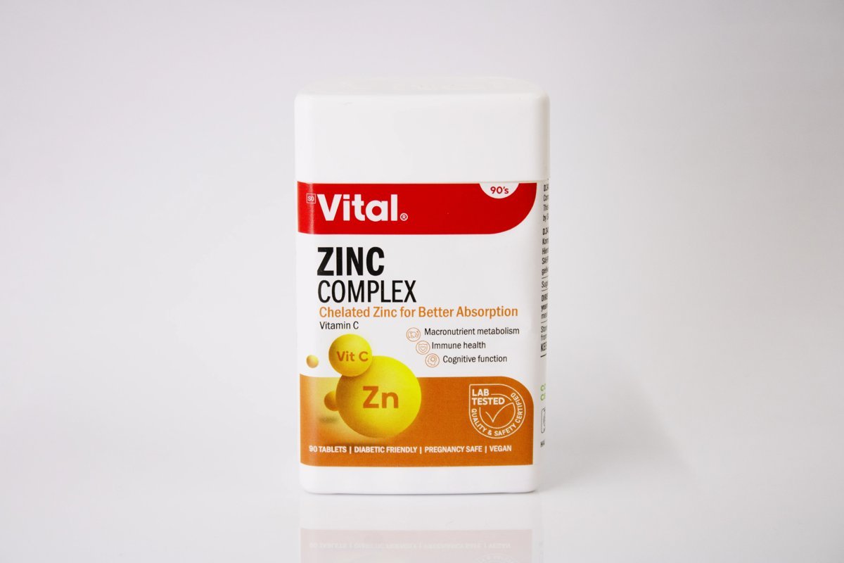 Vital - Zinc Complex 90's, product pack