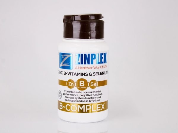 ZINPLEX - B-complex Zinc, B-Vitamins & Selenium 30 tablets, product pack